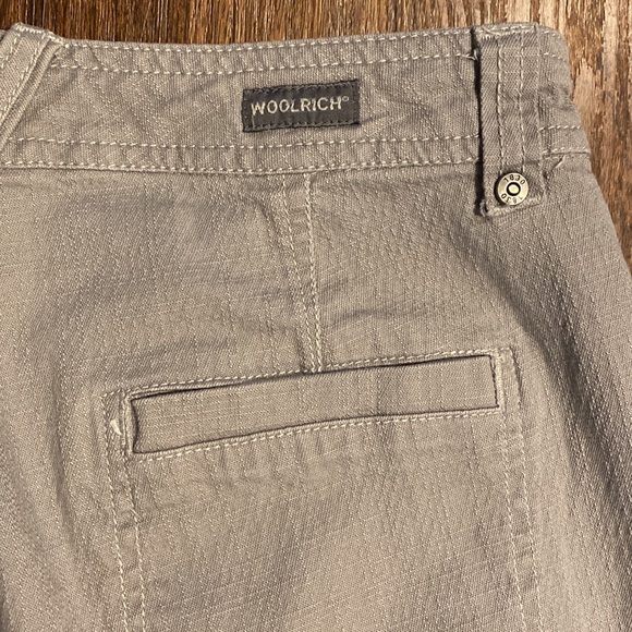 Woolrich Tan Cargo Capri-99% Cotton-Women’s Size 8 - Picture 13 of 15
